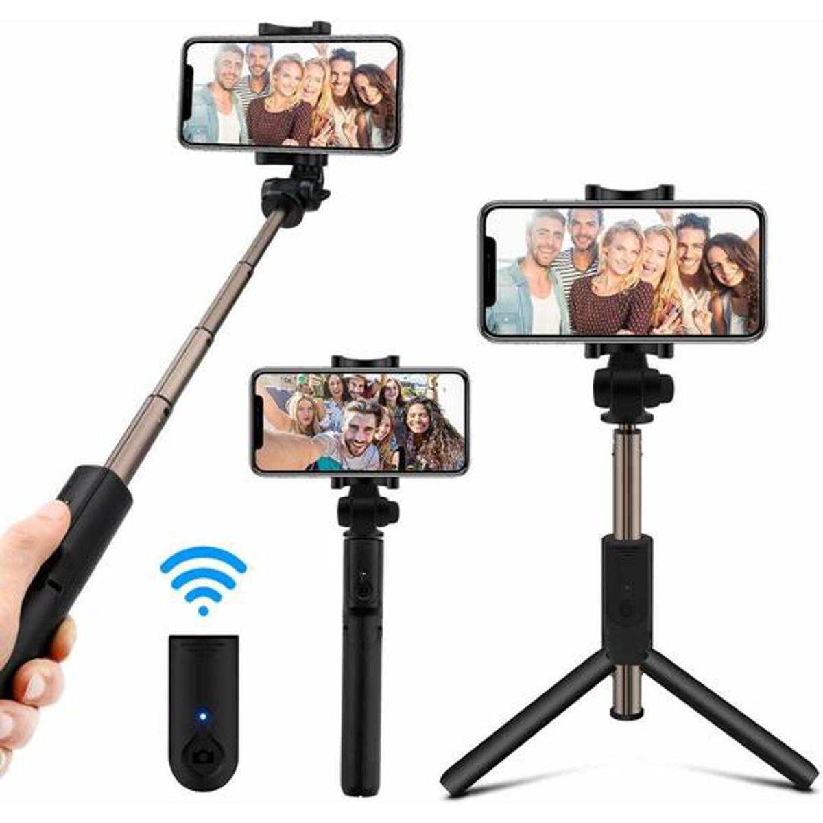 K07 Extendable Bluetooth Selfie Stick Mob/Ile Ph/One Tripod Desktop Holder For Selfie Live Broadcast