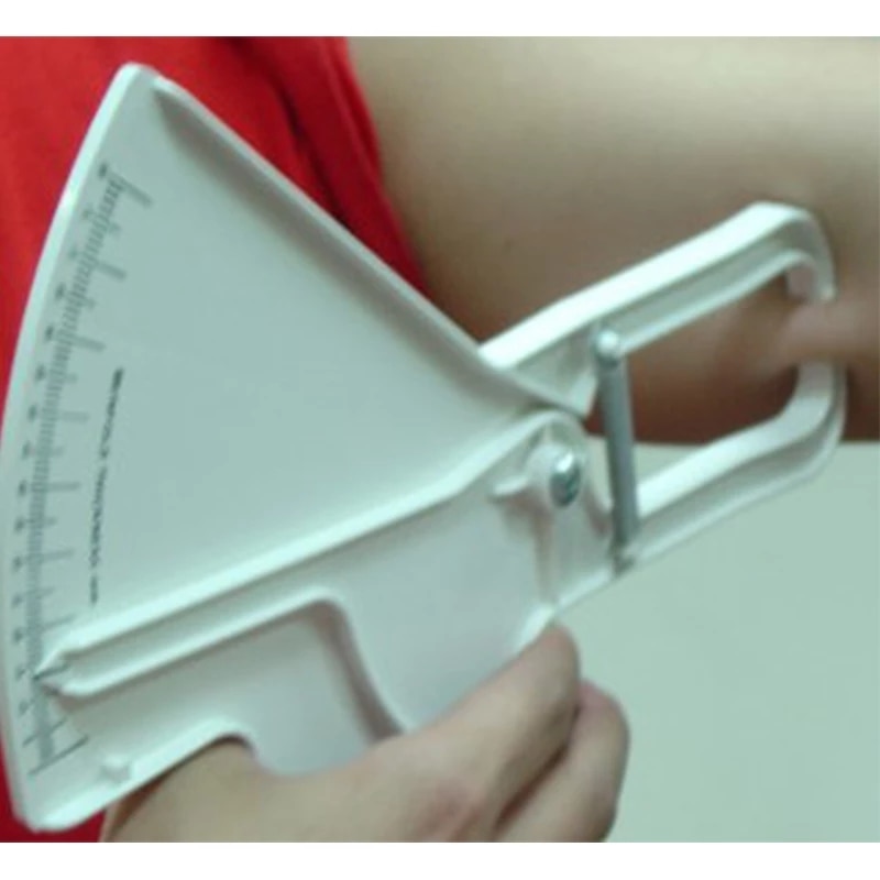 sale!  Body fat Caliper PLICOMETRO (skin fold caliper)  with slim guide manual BMI calculator (BMI body measure tape)-BMI tape. 