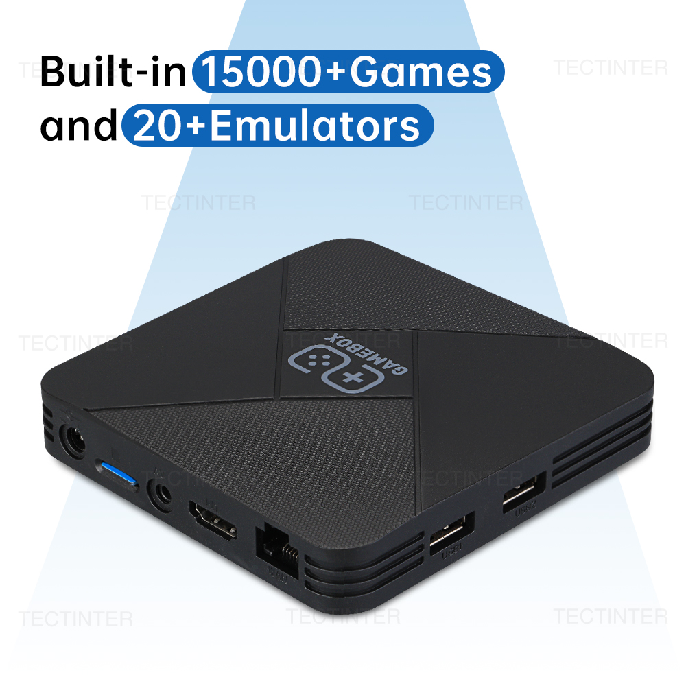 Dual-System Portable Game Box 4K Video Game Console Game Stick Retro Game Console Built in 40000 Games for PSP/N64 128G TV Box. 