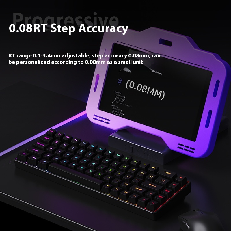 NEW FEKER VTER Fighting68 Keyboard E-Sport Magnetic Switch Mechanica Gaming Keyboard SOCD 0.08mm RT 8K Polling Rate Snap Tap DKS. 
