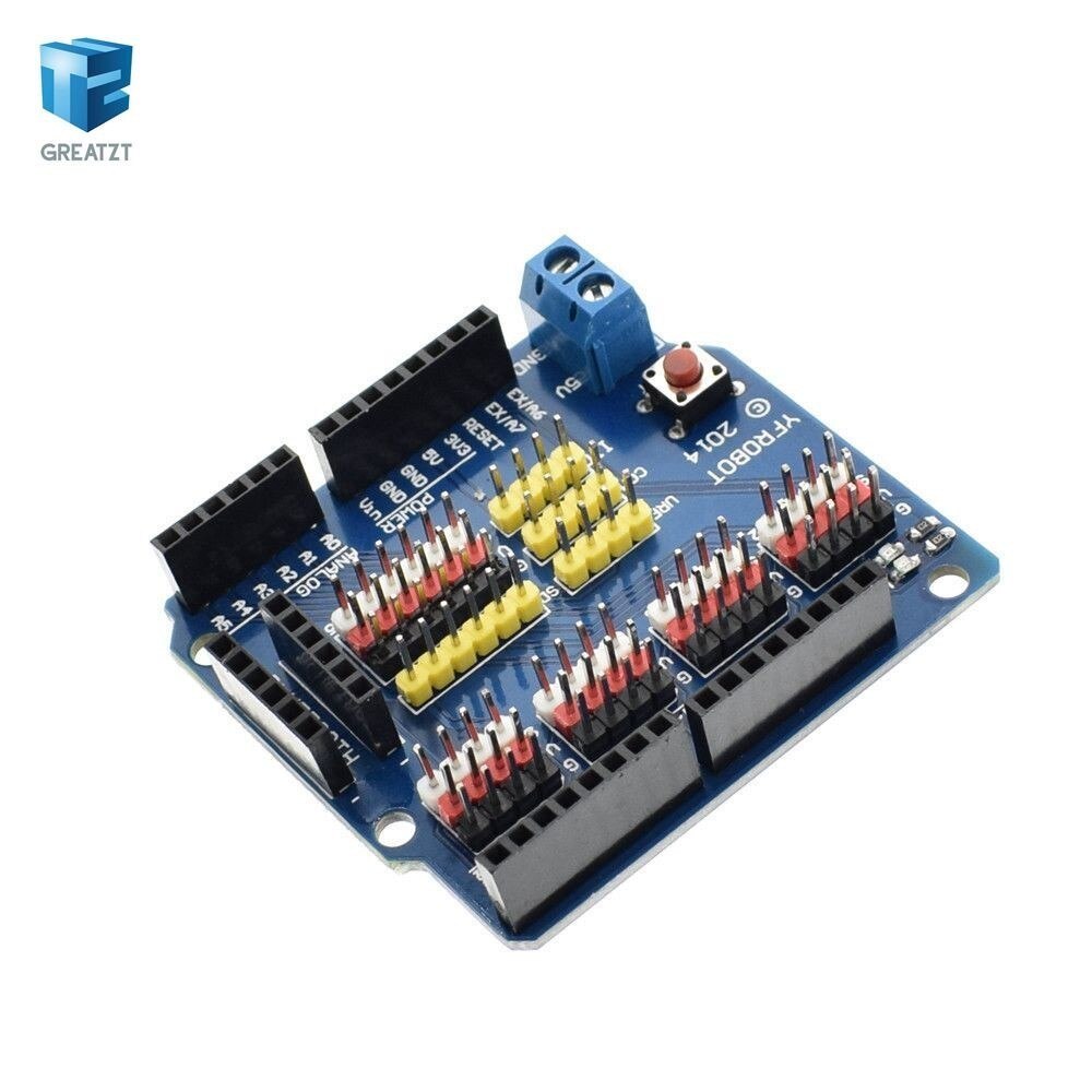 【happy one】1pcs Sensor Shield Expansion Board Shield UNO R3 V5.0 Electric Module arduino r3. 