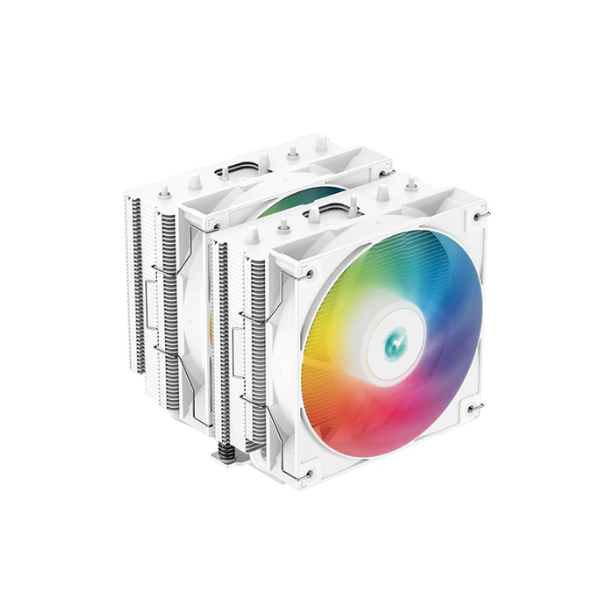 DeepCool GAMMAXX AG620(WHANMN G-2) 120mm Dual Tower White ARGB Air CPU Cooler. 