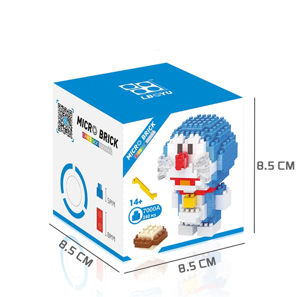 Doraemon Building Blocks Cartoon Anime Assembled Small Particle Building Bricks For Gifts Collection. 