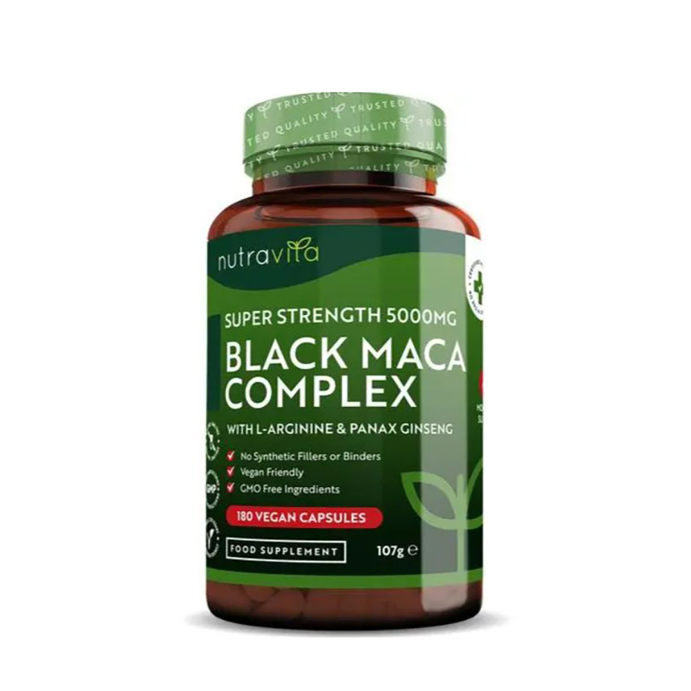 Nutravita Black Maca Complex 5000mg UK 180 counts