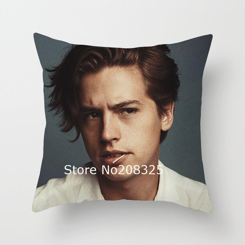 ZENGA Cole Sprouse Pillow Case Cushion Cover Throw Pillow Cover Decorative Pillows For Sofa Home Decor Pillowcase. 