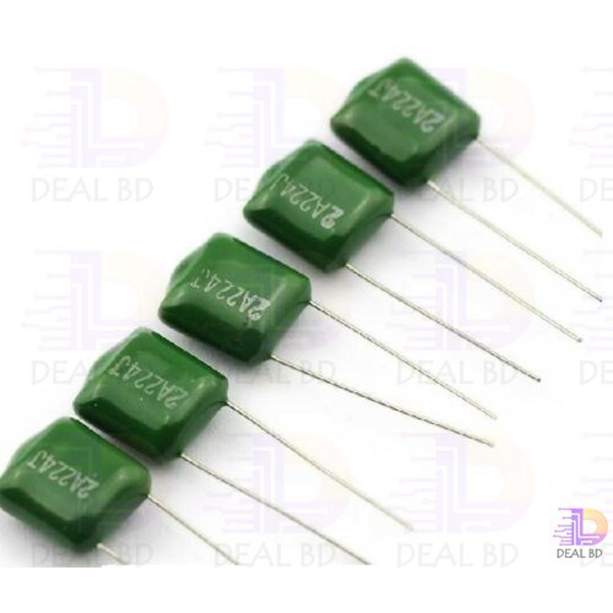 Mylar Polyester Film 2A224J Capacitor 220nF 100V-25Pcs