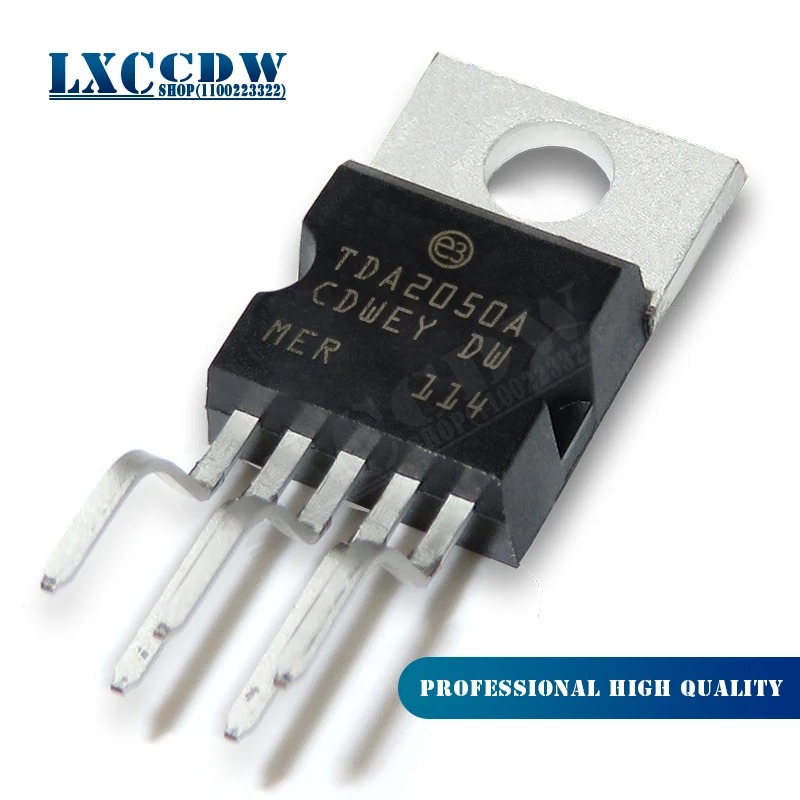 10PCS TDA2050 TDA2050A Linear Audio Amplifier Short-circuit And Thermal Protection IC TO-220 TO-220-5P