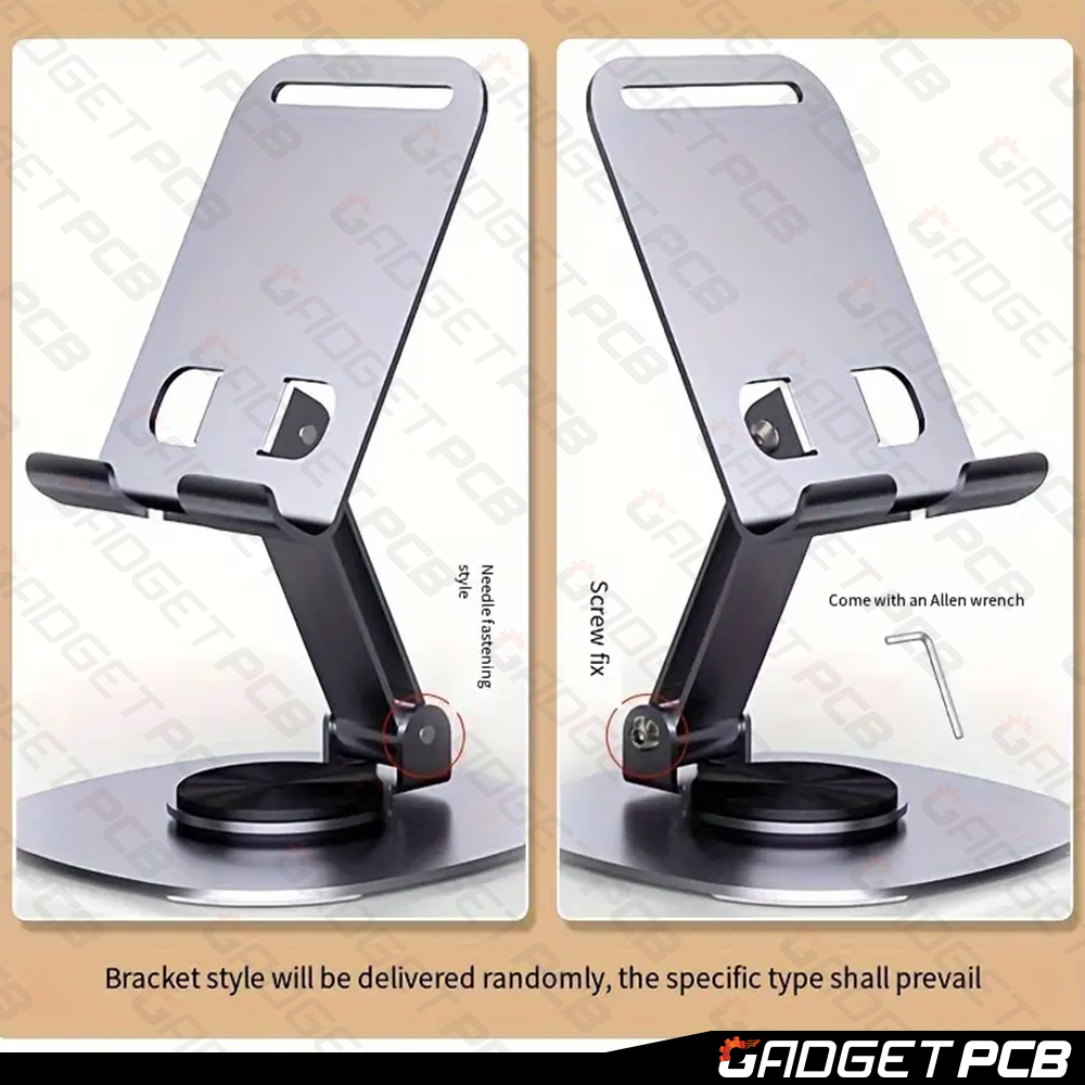 Aluminium alloy 360 Degrees Rotating Multi-functional Folding Portable Support Phone Stand For Ipad Tablet Universal Metal Desk Table Top Mobile Holder New. 