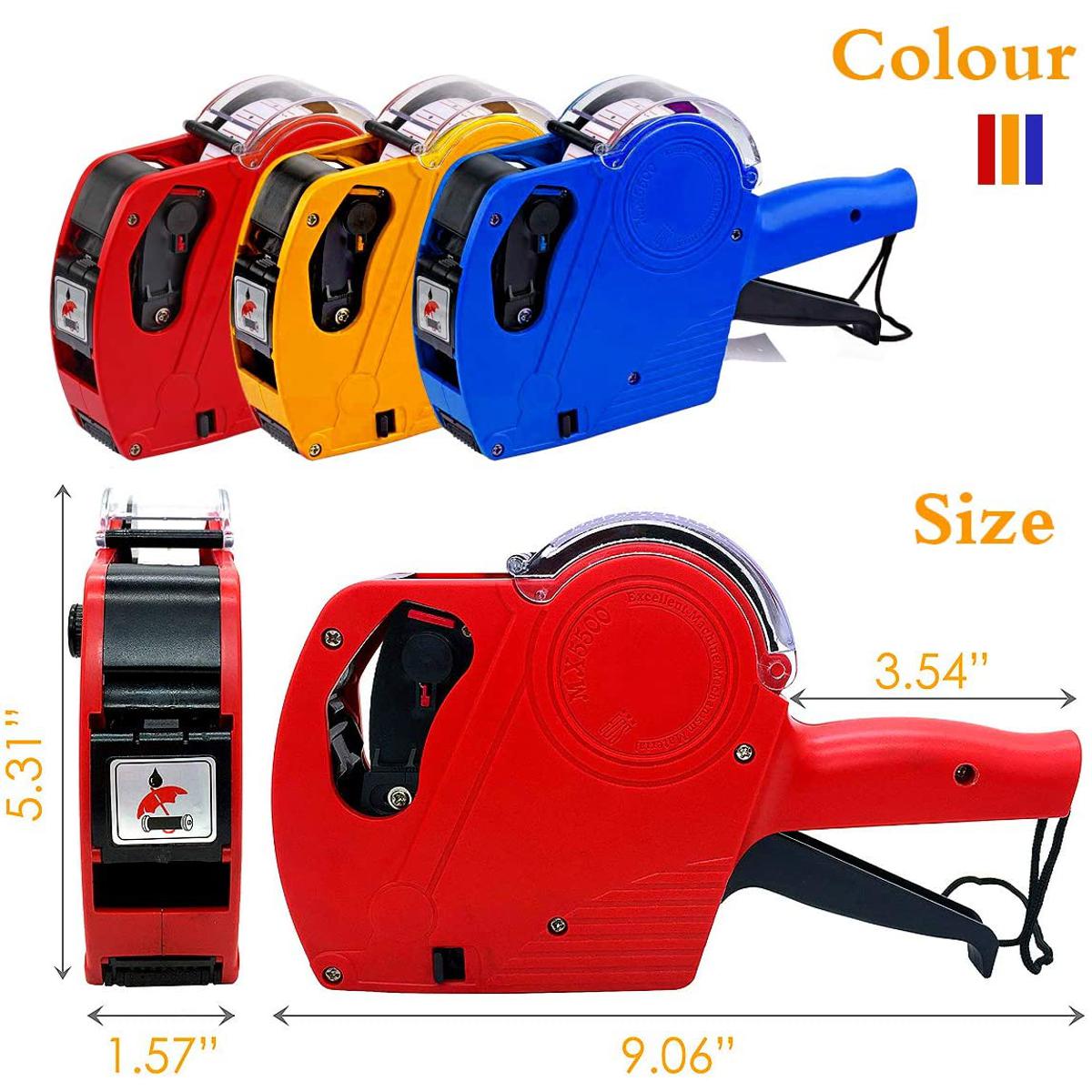 Combo of MX5500 Price Labeller Machine Price Tag 1 Ink