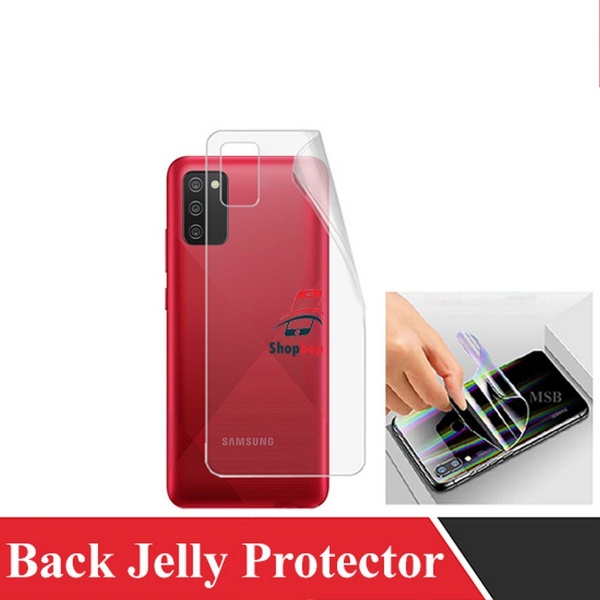 For Samsung Galaxy A03 / A03s / A03 Core Hydrogel Back Poly - Transparent. 
