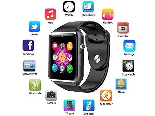 SHYLOC Single SIM, Camera Supported Wireless Bluetooth Android Smartwatch. 