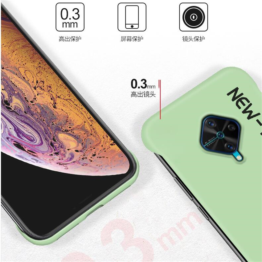 lthmy For Huawei Honor 30S CDY-AN90 Ultra Thin Frameless Matte Hard Plastic Phone case Shock Absorption TPU Bumper Casing Back Cover. 