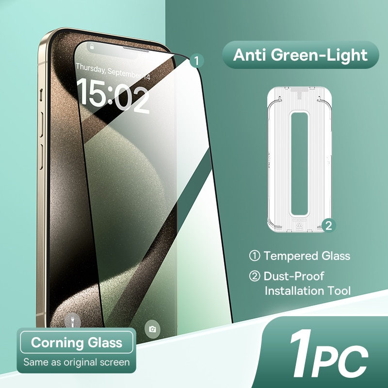 Baseus 0.4mm Corning Tempered Glass for iPhone 15 14 13 12 Pro Max Screen Protector for iPhone XR X XS Max Easiest Installation Outlier Aeuinv. 