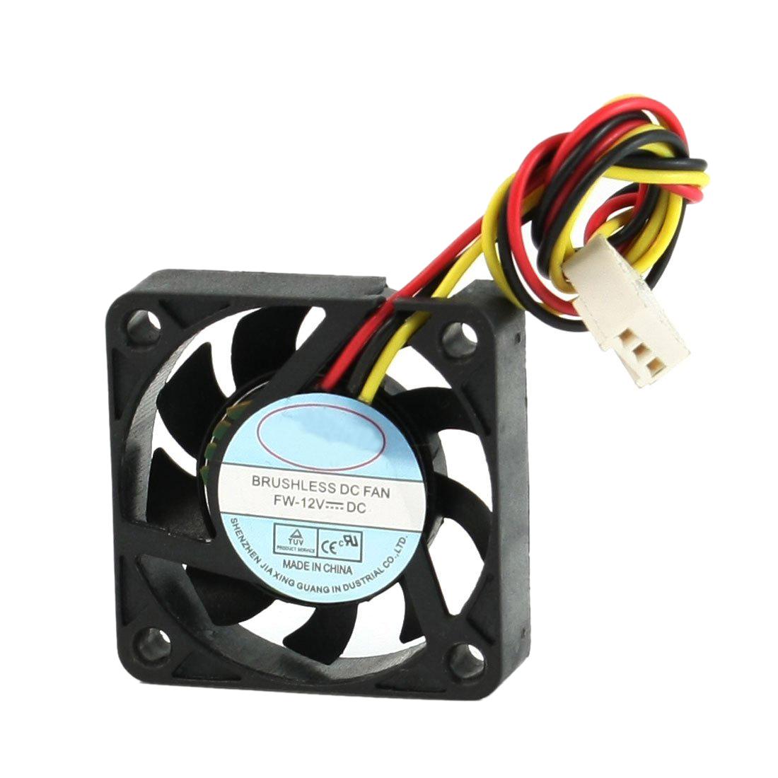 40mm x 40mm x 10mm 3Pin 12V DC 
