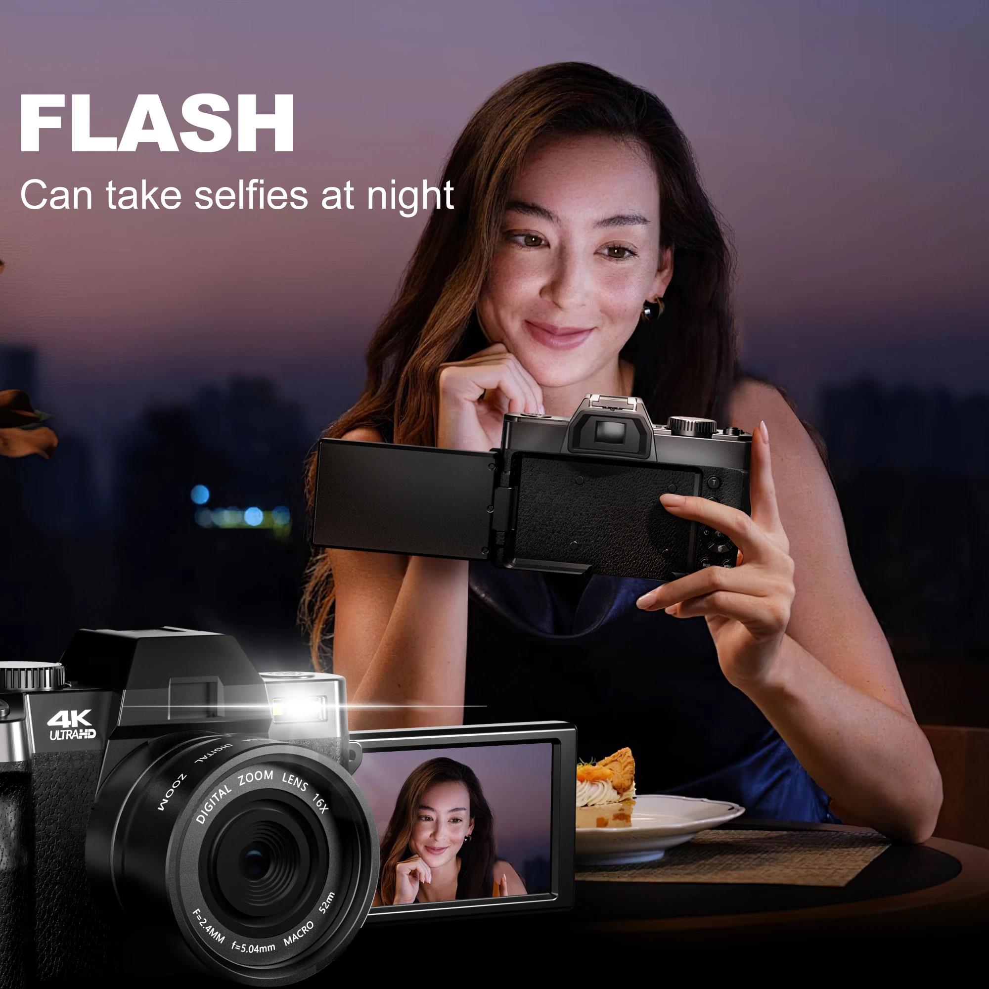 NBD Photography Digital Camera 48MP 4K Video/Vlog Camera with WiFi 60FPS Auto Focus Travel Camera for Photography Beginners. 