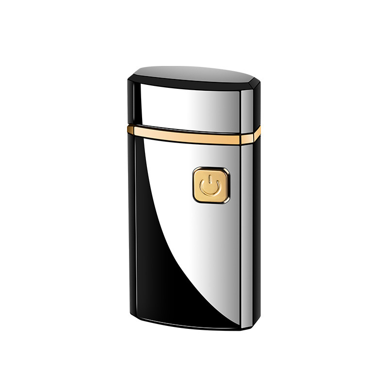 AB932 Creative Gas-Electric Dual-Purpose Lighter Windproof Arc Charging Lighter Photo logo Factory Wholesale. 