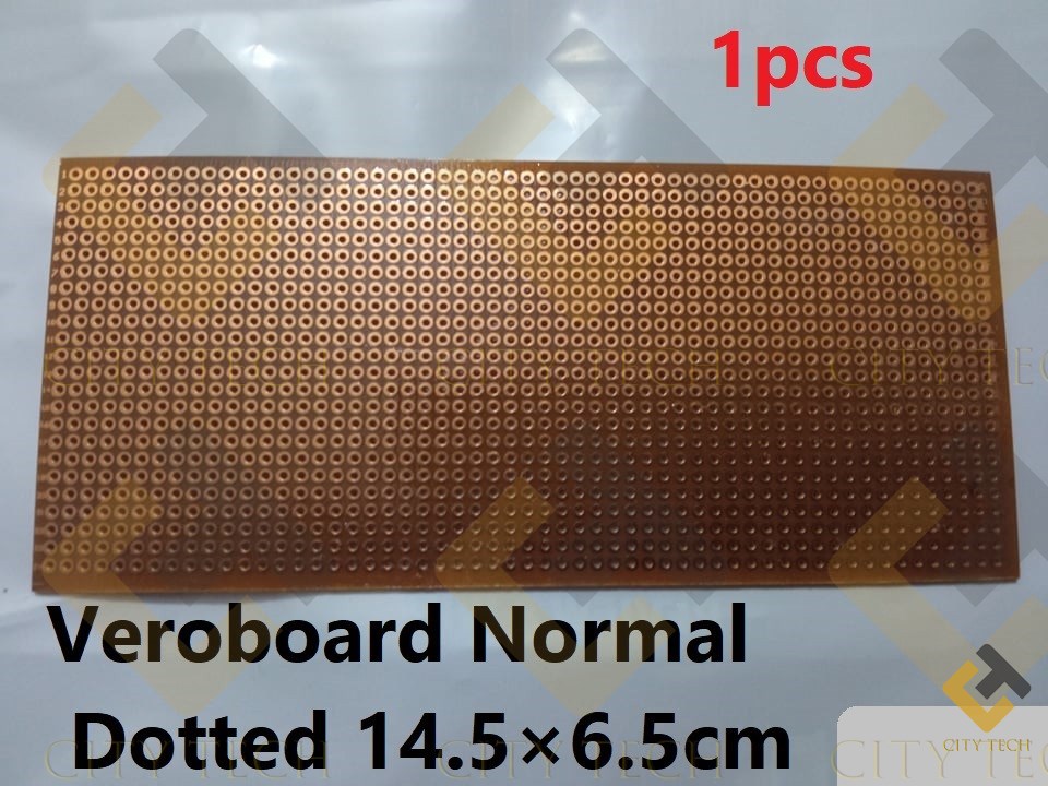 Veroboard Normal Dotted 14.5×6.5cm Stripboard Board PCB Printed Circuit Board For Prototyping Designing Weld Soldering Arduino DIY. 
