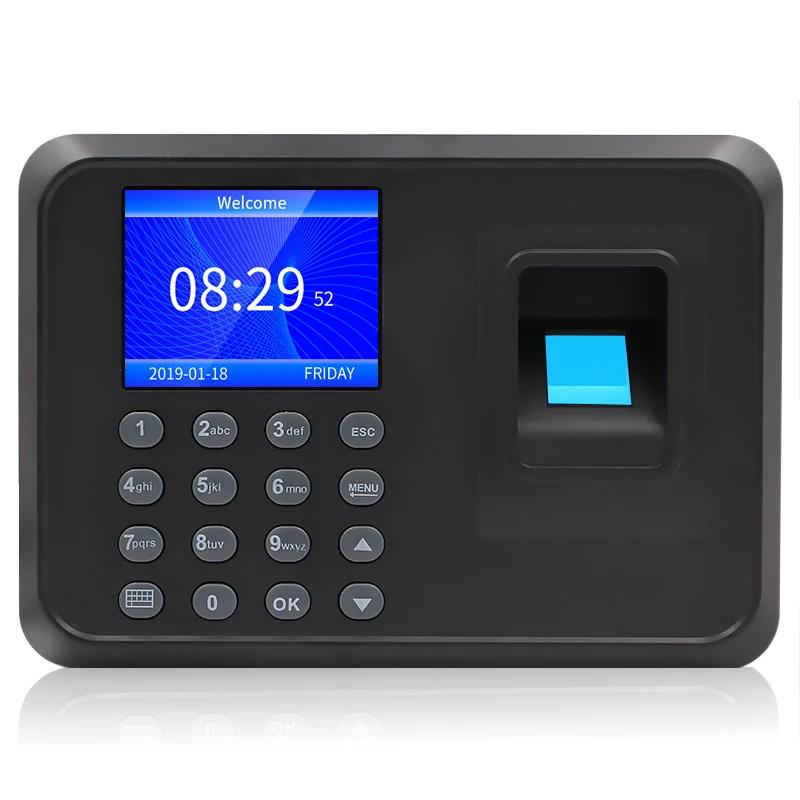 CN Biometric Fingerprint Attendance Punch USB Time Clock Office System Recorder Reader Timing Device Employee Attendance Machine. 