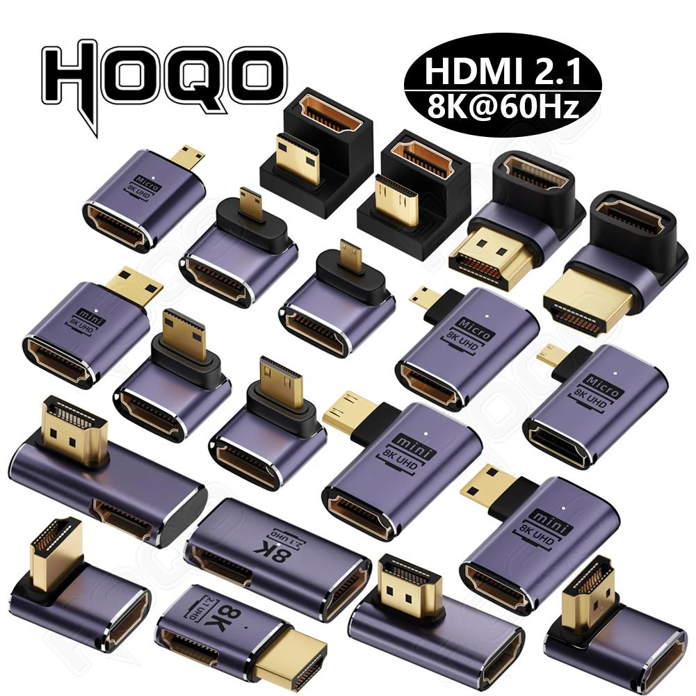 L-type converter I U-shape to HDM0 degree mn360 18 HDMI 8K 4kHDMI 90 degree adapter @120Hz 270 degree angle adapter i HDMI