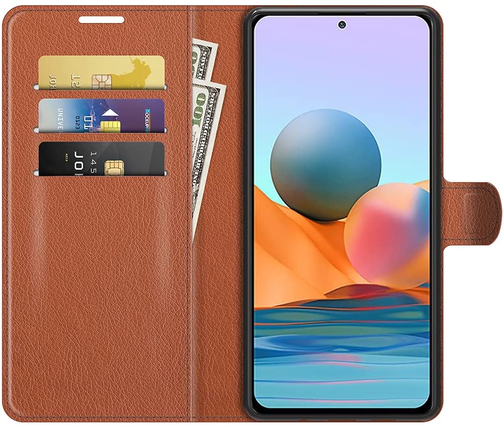 Redmi Note 10 Pro case,Note 10 Pro Max, with Card Holder PU Leather [TPU Shell][Kickstand][Card Slots] Magnetic Folio Cover for Xiaomi Redmi Note 10 Pro/Note 10 Pro Max Phone Case. 