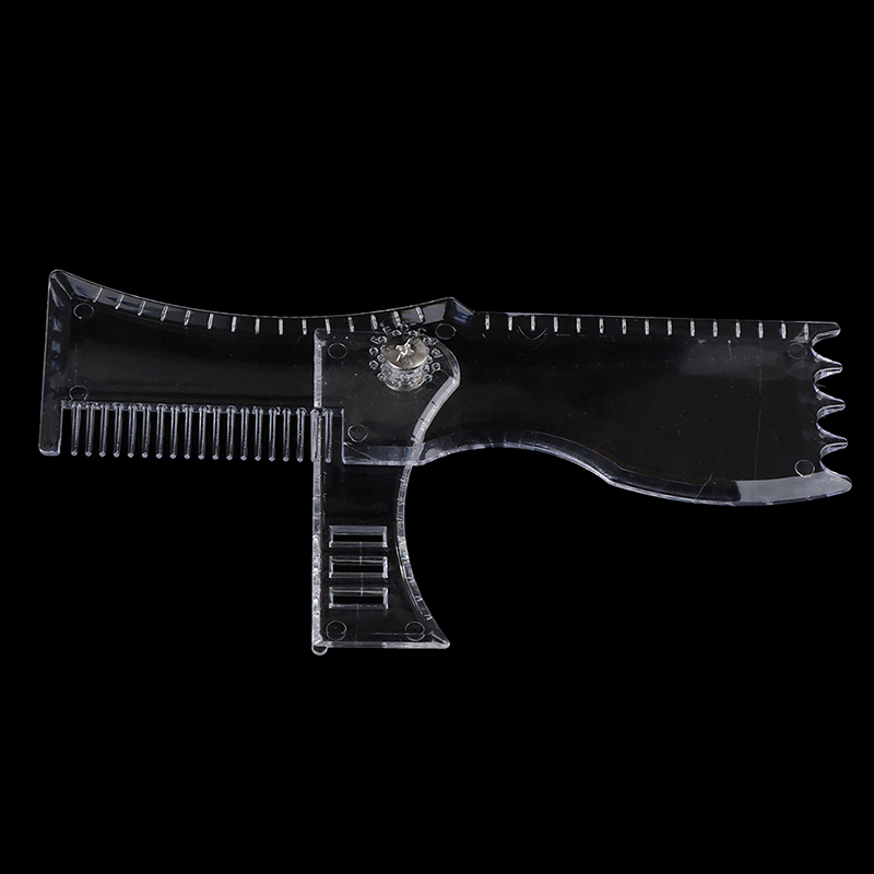 Adjustable Beard Shaping Tool Men Portable Styling Stencil Comb Template Trimmer SUPER BABY. 