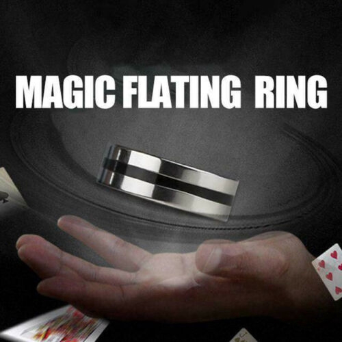 Magic Floating Rings Tricks Play Show Props Magnetic Effect Funny Invisible Ring. 