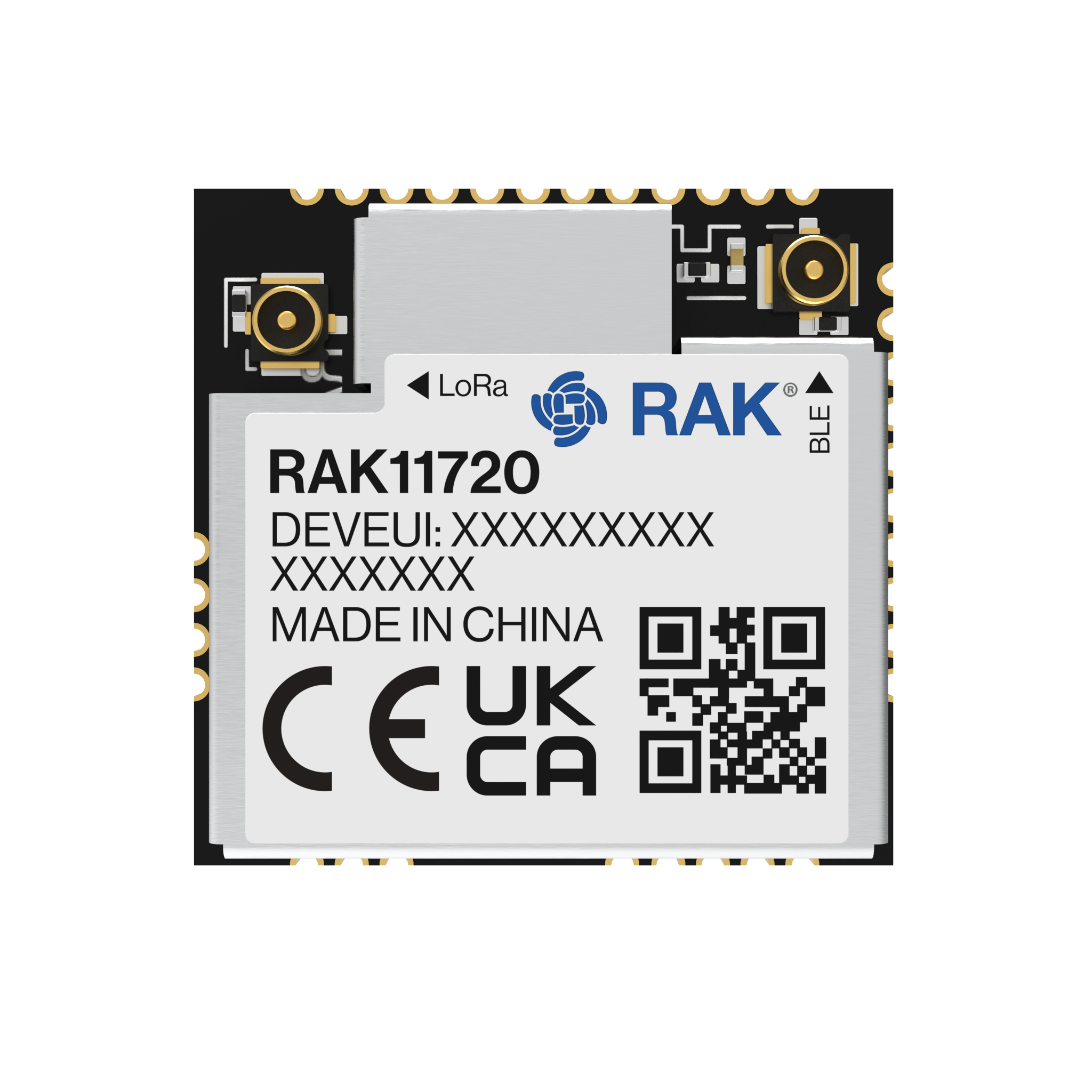 RAK11720 Ambiq Apollo3 SX1262 LoRa Bluetooth Module for LoRaWAN. 