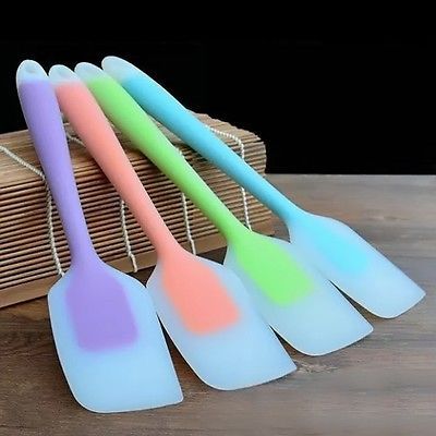 Baking Tools For Cakes Double Silicone Spatula Spoon Cookie Spatulas Pastry Scraper Mixer Butter Ice Cream Scoop 10 inci Perfect size. 