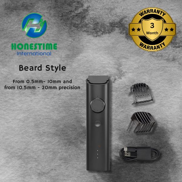 Xiaomi Beard Trimmer for Men 2C With High Precision Trimming | 2 Beard Comb | USB Type-C | Fast Charging | 0.5mm Precision | 40 Length Settings | 90 Min Run Time, Black