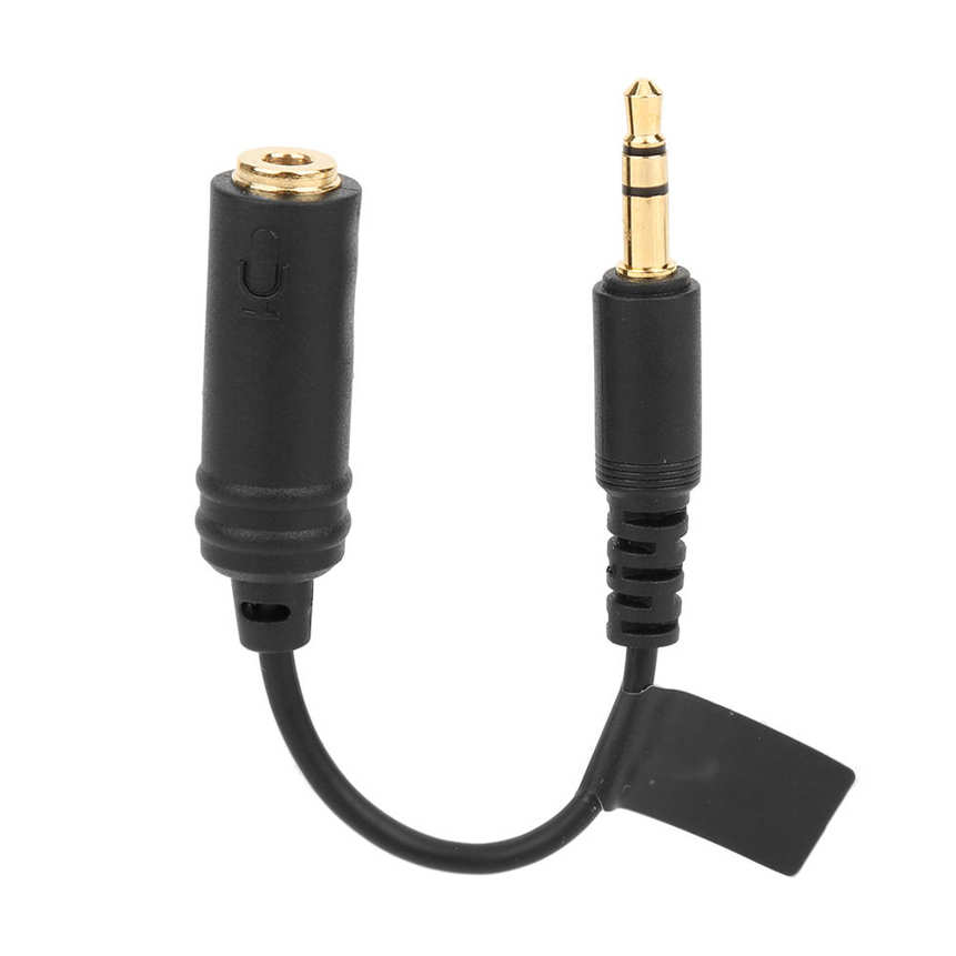 COMICA CVM-CPX 3.5mm TRRS Female to for TRS Audio Adapter Conversion Line Canon Camera