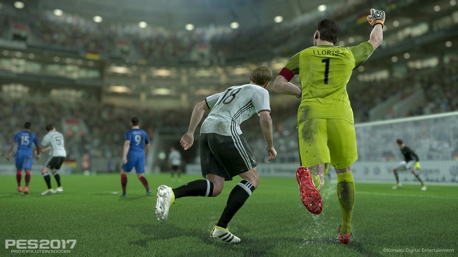PES 17 Pro Evolution Soccer 2017 PS4 For Playstation 4 Disk Version Video Game control Gaming station Console Gamepad command. 