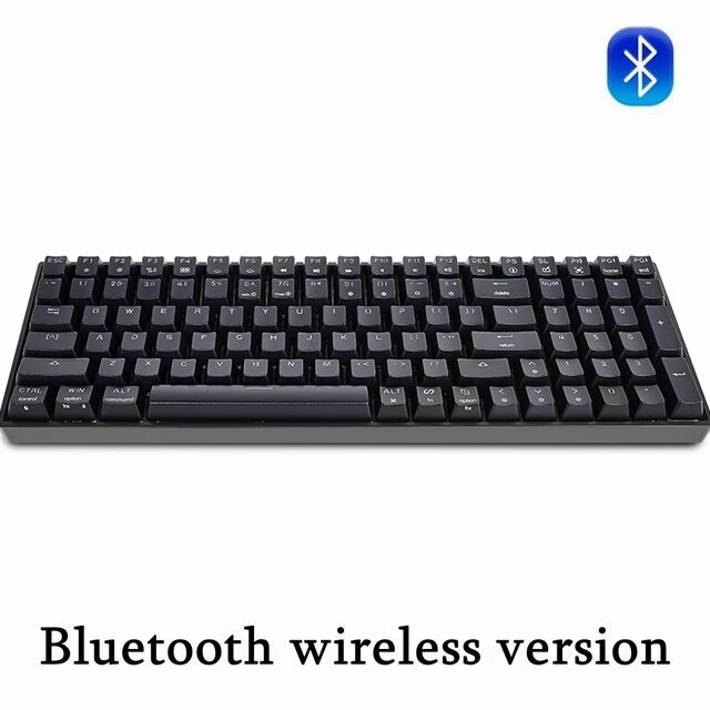 SKYLOONG Mechanical Keyboard GK96 96 Keys RGB Hot Swappable Glacier Mechanical Switchs Wired Gaming Keyboards for Tablet Desktop. 