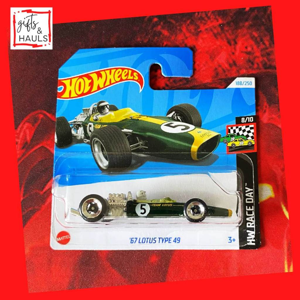 Hot Wheels 2024 Release Mainline [SHORT CARD VARIENT] 67 Lotus Type 49, Scale - 1:64