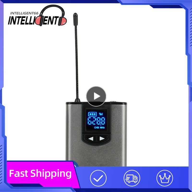 Speech Wireless Microphone Lapel Headset Mini Portable Receiver Transmitter UHF Professional Public Speaking Plug And Play
