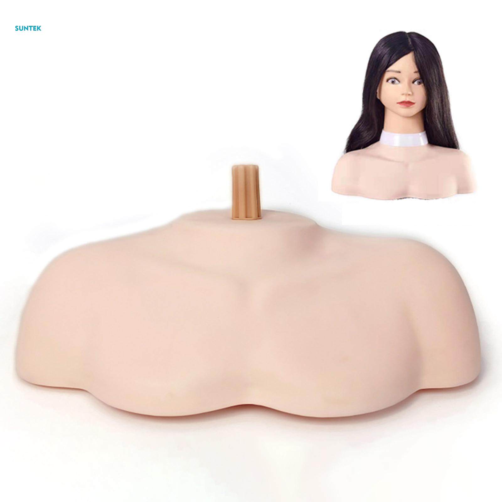 Cosmetology Mannequin Model Bust Shoulder Platform for Display S. 
