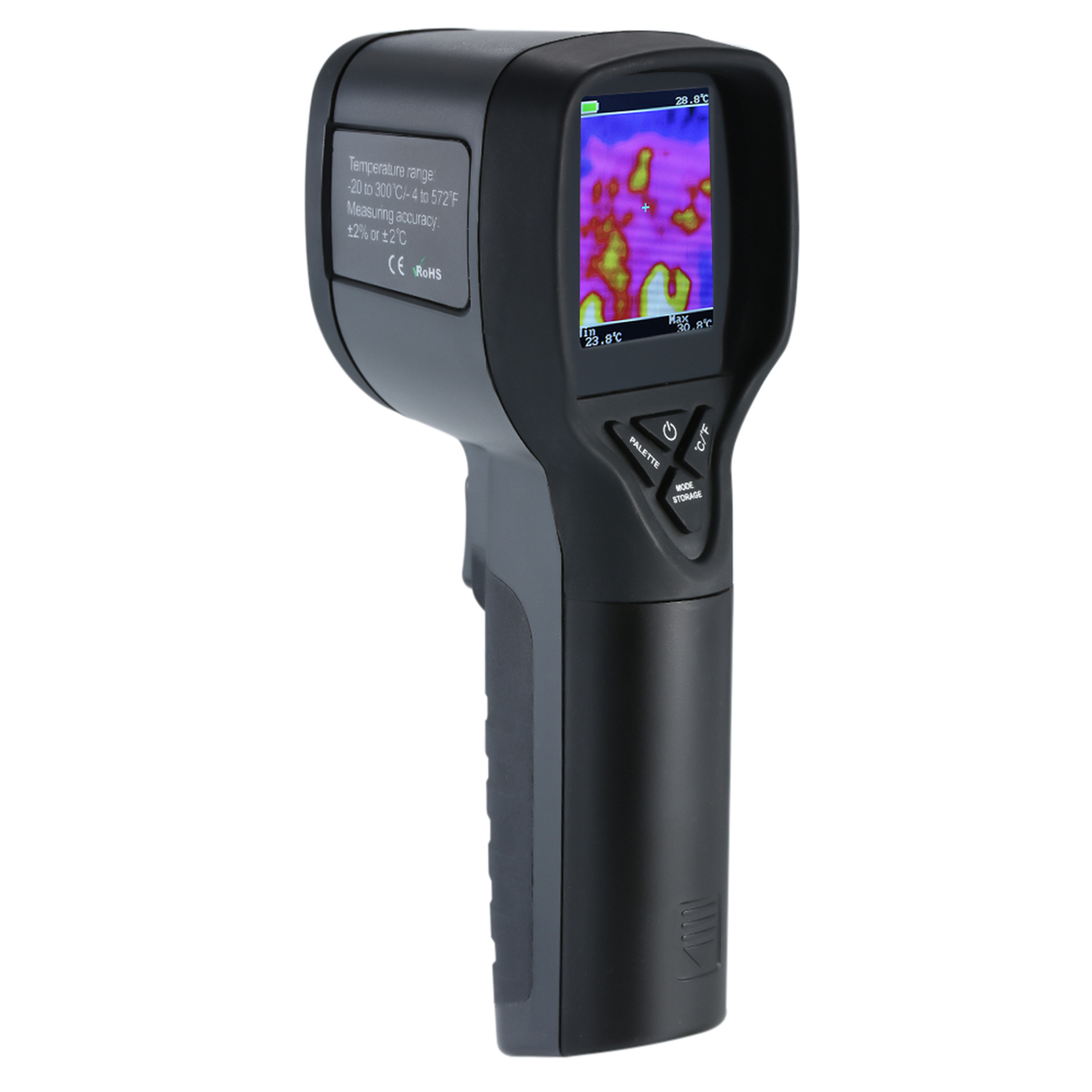 -20~300°C/-4~572°F Professional Thermal Imager Mini LCD Digital Handheld Thermal Imaging Camera Infrared Ther-mo-meter