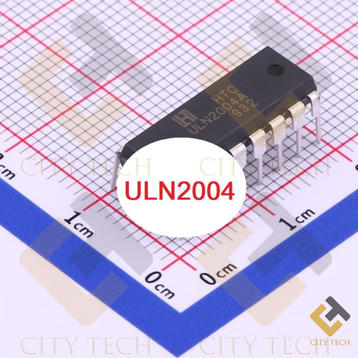 3Pcs-ULN2004 Darlington Transistor Array Breadboard Friendly IC DIP 16 ULN 2004