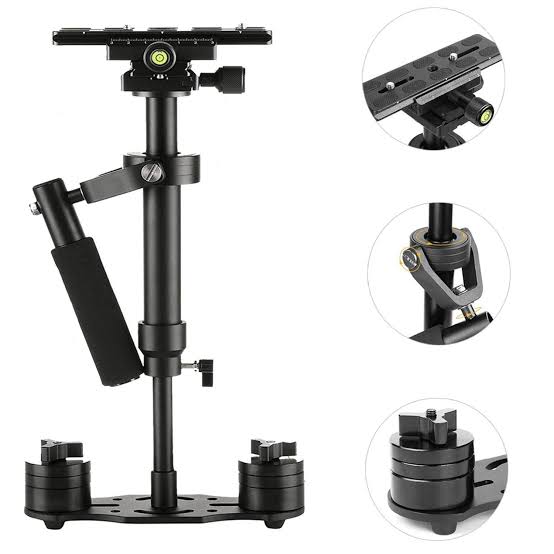S40 40Cm Handheld Stabilizer Steadicam For Camcorder Camera Video Dv, Dslr, Slr. 