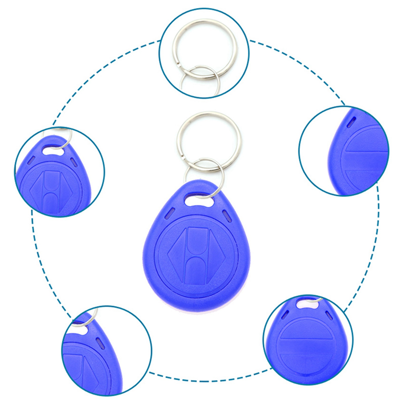 100Pcs T5577 Blank Key Tag RFID Chip Ring Cards Tags Keytag 125 Khz Copy Rewritable Writable Duplicate. 