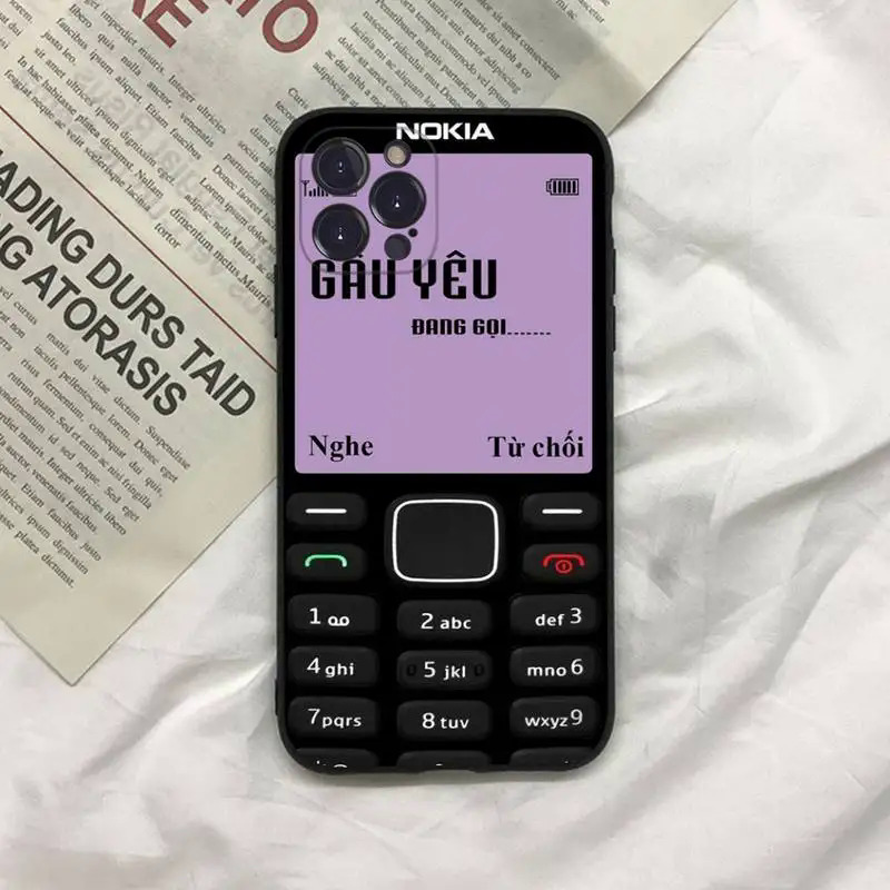 Retro Old Nostalgia N-nokia Phone Case For iPhone 14 11 12 13 Mini Pro XS Max Cover 6 7 8 Plus X XR SE 2020 Funda Shell. 
