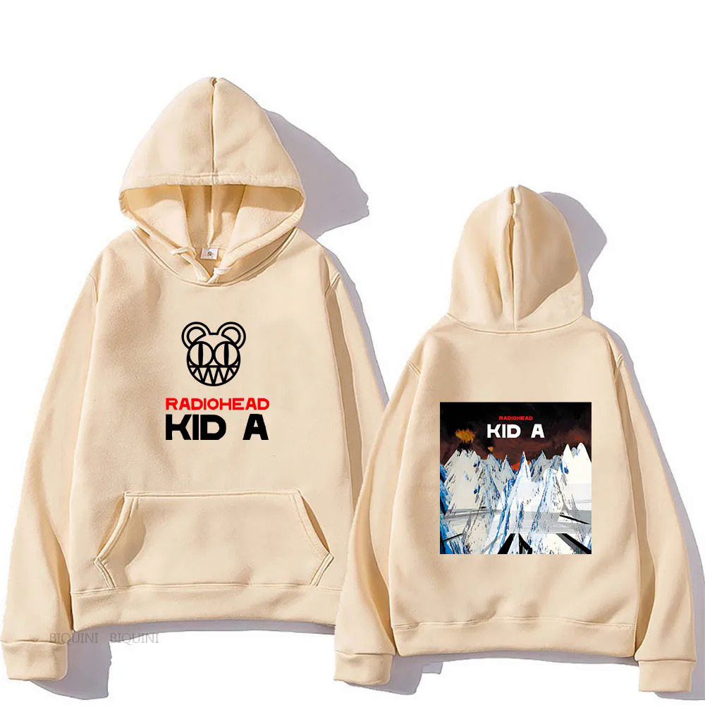 Radiohead Kawaii/Cute Cartoon Hoodies Manga Sweatshirt Fleece Anime Men/women Clothes Funko Pop Soft Warm Streetwear Comic Hoody. 