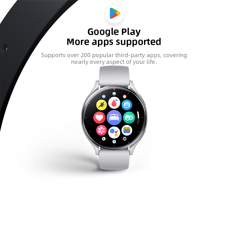 Global Version Xiaomi Watch 2 160+ Sports Modes 1.43 AMOLED Display 495mAh Battery Google Wear OS Google Play Mi Smartwatch. 