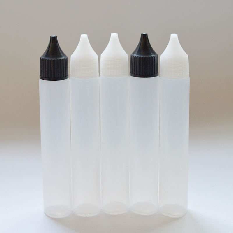 10pcs 30ml Plastic Dropper Bottle With Ecig Liquid Bottle Empty Long Slim Bottle Pen Shape Bottle. 