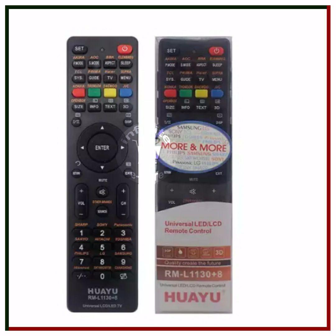 RM-L1130+8 All-in-One Universal TV Remote Control the 8th generation Replacement for Smart Non-Smart TV. 