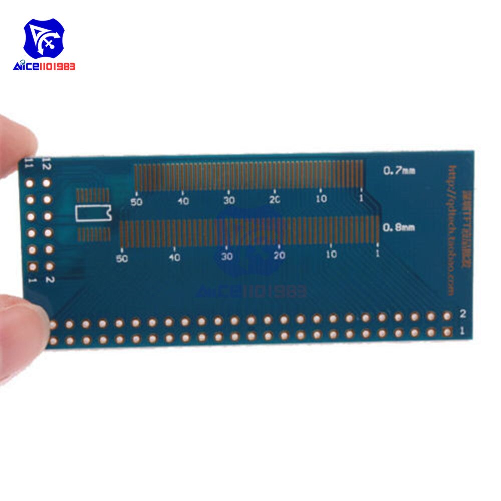 【Mary DAI Store】0.5/0.7/0.8/1.0mm Pitch LCM LCD Adapter Board FPC-50 Board SMD To DIP. 