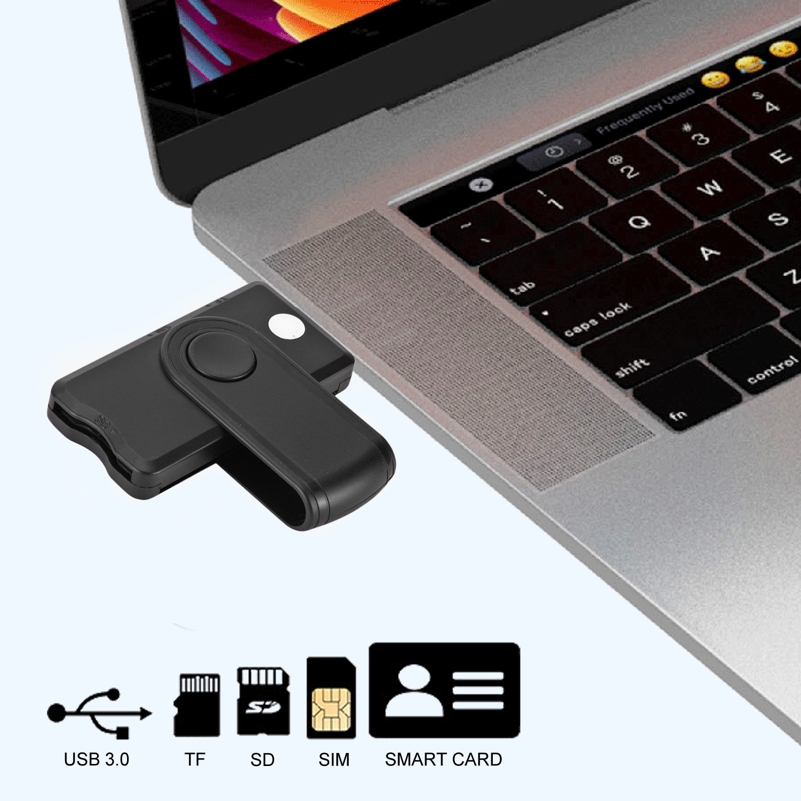Portable Micro USB Interface NFC IC Card Mini RFID Reader for Android Cell Phone. 