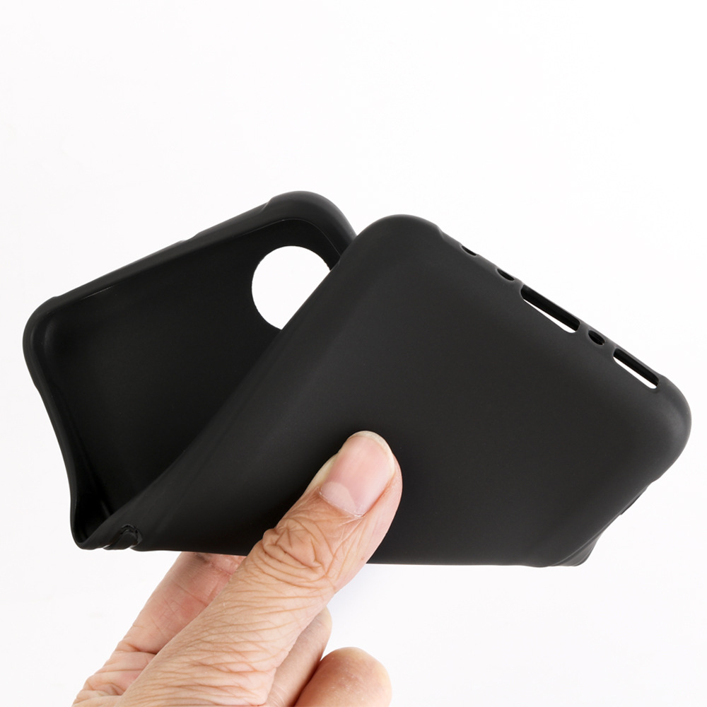 Soft TPU Case for Samsung Galaxy Xcover 5 Xcover5 EE Silicone Case Back Cover for Samsung X Cover 5 EE Matte Black Phone Shell. 