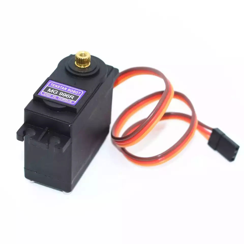 MG996R MG996 MG-996 180 Degree Servo Motor Large Torque DC 4.8V 7.2V Metal Gear Servo Motor 180° Degree Rotation Standard Quality With Cables Wire For Arduino DIY. 