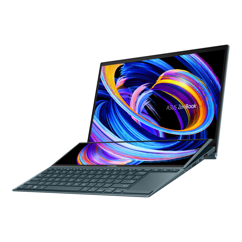 ASUS Zenbook Duo 14 UX482EAR Core-i7 11th Gen Laptop - 16GB LPDDR4X RAM - 512GB SSD - Intel Iris Xe Graphics - Celestial Blue #UX482EAR-KA433W. 