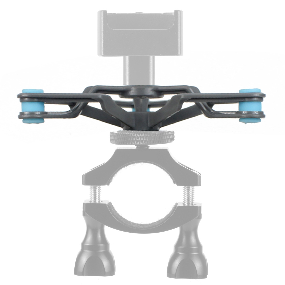 New- Damping Shock Absorber Mount Stand Bracket Tripod Kit For Action Camera. 